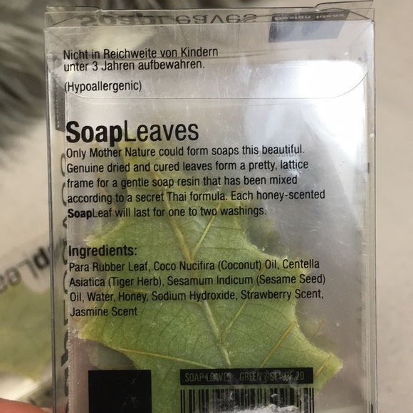 Soap Leaves travel/guest soap 2x20 leaves - Picture 3 of 4